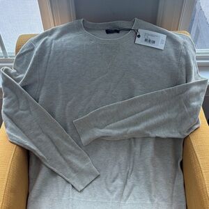 UNTUCKit Men's Heather Gray Crewneck Sweater